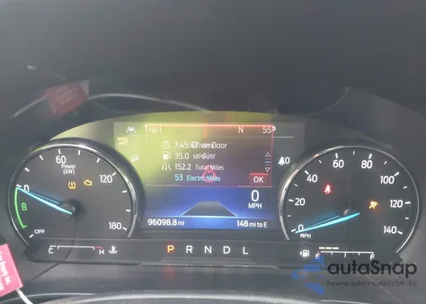 2021 Ford Escape Se Hybrid z USA, uszkodzony, nr VIN 1FMCU9BZ3MUA54565